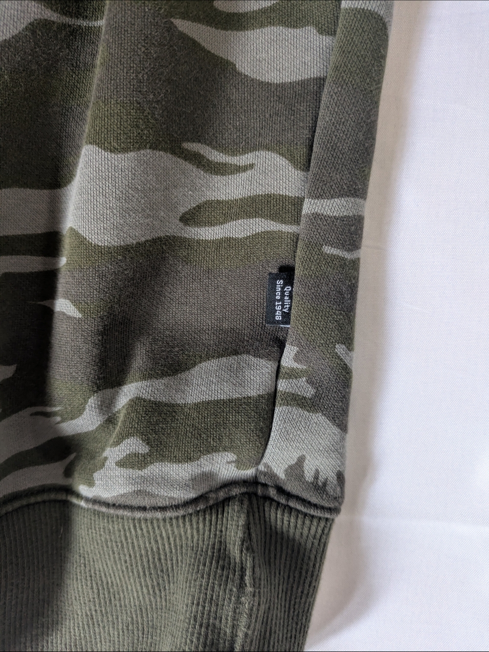 PUMA Olive Camo Hoodie with Gold Logo - Picture 3 of 5